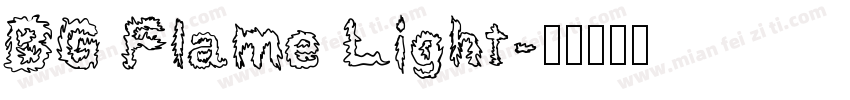 BG Flame Light字体转换